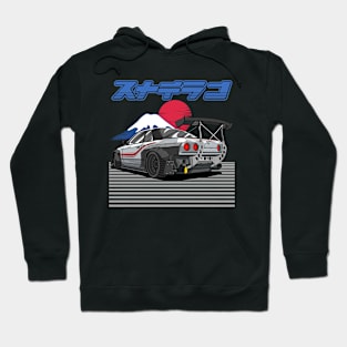 JDM GT-R Nippon Street Racing Car Hoodie